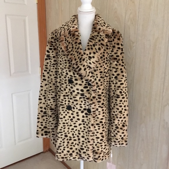 $Great Deal$Avec Les Filles leopard print coat - Picture 6 of 7